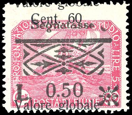 FIUME SEGNATASSE 1921 - 0,50 lire ... 