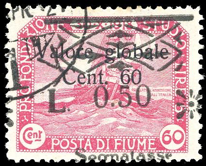 FIUME SEGNATASSE 1921 - 0,50 lire ... 