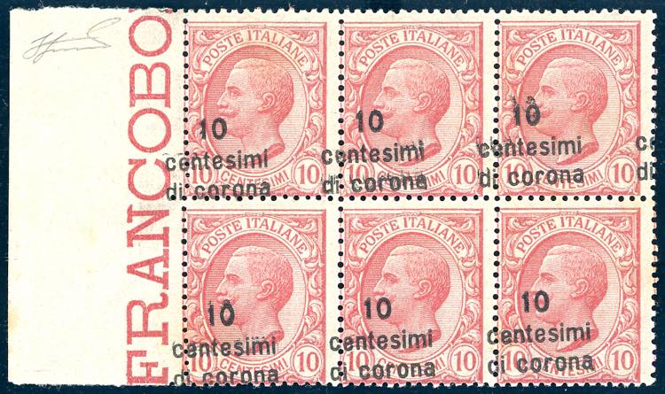 DALMAZIA 1921 - 10 cent. su 10 ... 