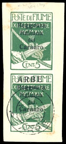 ARBE 1920 - 5 cent. soprastampato ... 