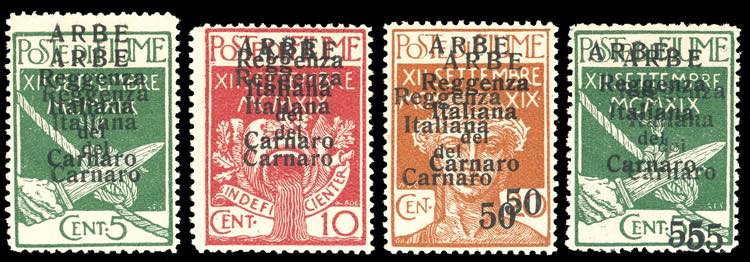 ARBE 1920 - 5 cent., 10 cent., 50 ... 
