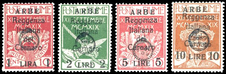 ARBE 1920 - 1 lira su 10 cent., 2 ... 