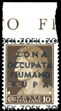 ZONA FIUMANO KUPA 1941 - 10 cent. ... 