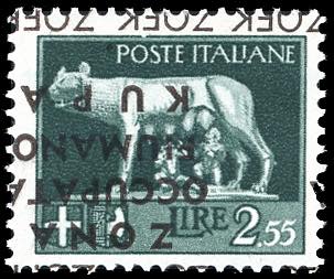 ZONA FIUMANO KUPA 1941 - 2,55 lire ... 