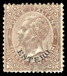 EMISSIONI GENERALI 1874 - 30 cent. ... 