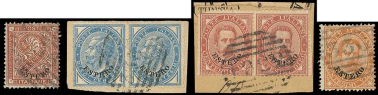 LA GOLETTA 1874/81 - Sei esemplari ... 