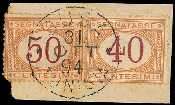 SUSA 1890 - 40 cent. e 50 cent. ... 
