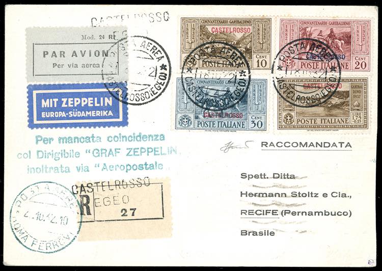 POSTA AEREA 1932 - 10, 20  e 30 ... 