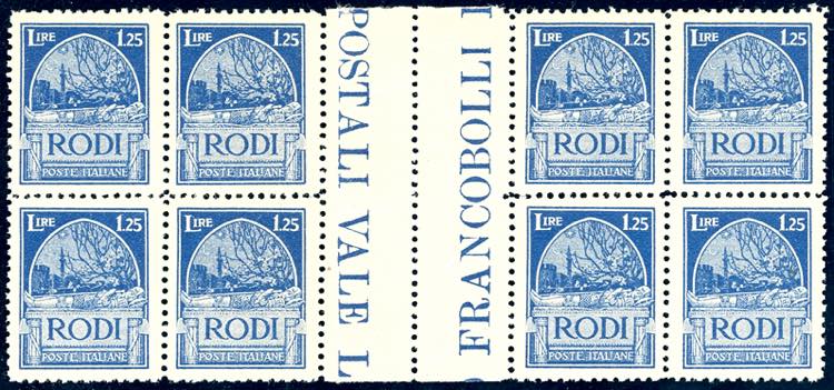 1929 - 1,25 lire azzurro ... 