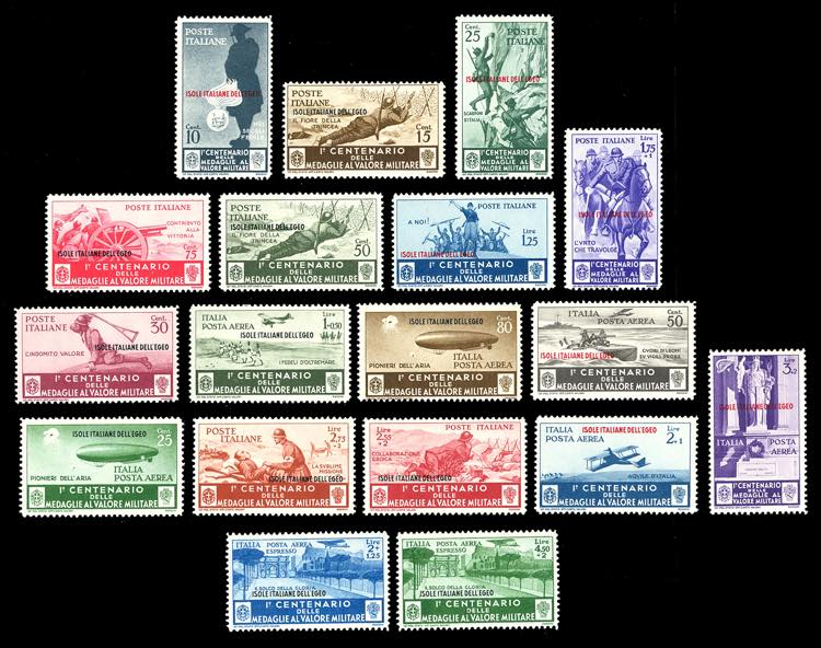 1934 - Medaglie, serie completa ... 