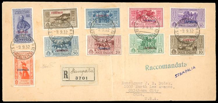 STAMPALIA 1932 - Garibaldi, serie ... 