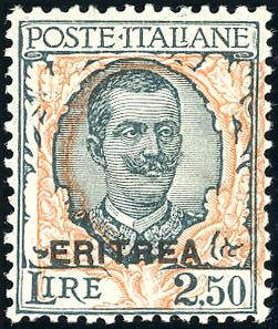 1926 - 2,50 lire Floreale, ornato ... 