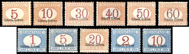 SEGNATASSE 1920/26 - Soprastampati ... 