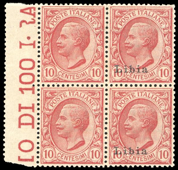 1912 - 10 cent. soprastampato, II ... 