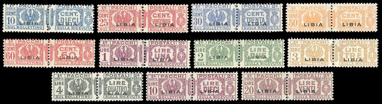 PACCHI POSTALI 1927/37 - Fascio al ... 