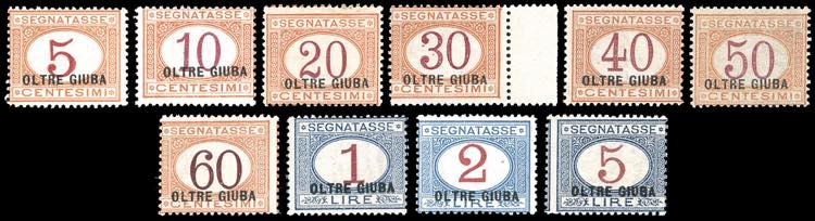 SEGNATASSE 1925 - Soprastampati, ... 