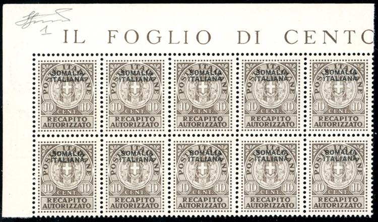 RECAPITO AUTORIZZATO 1939 - 10 ... 