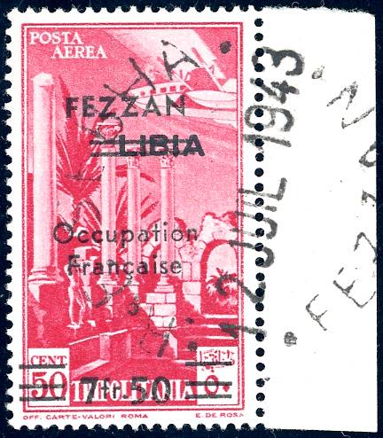 OCCUPAZIONE FRANCESE FEZZAN POSTA ... 