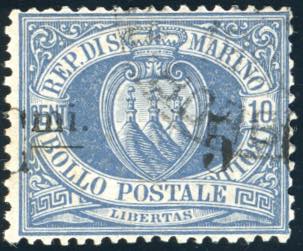 1892 - 5 cent. su 10 cent. ... 