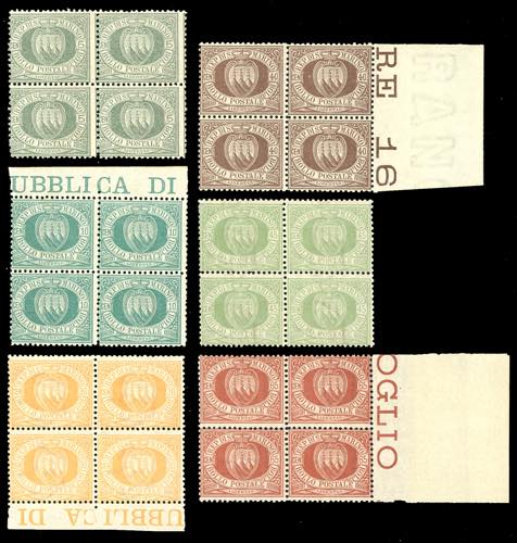 1892/94 - 5 cent., 10 cent., 30 ... 