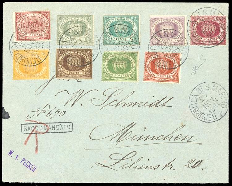 1898 - Raccomandata del 28/11/1898 ... 