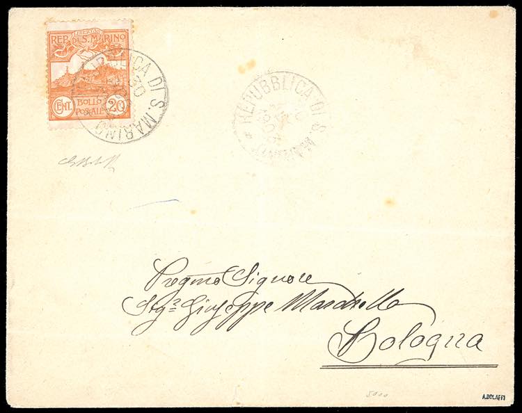 1903 - 20 cent. arancio Veduta ... 