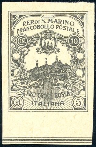 1916 - 10 + 5 cent. Croce Rossa, ... 