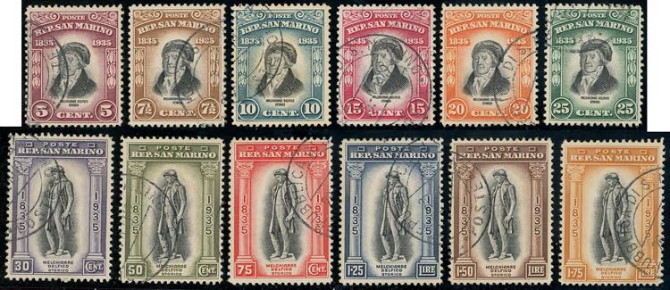 1935 - Delfico (193/204), usati, ... 