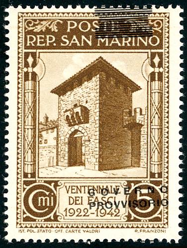 1943 - 5 cent. soprastampa ... 