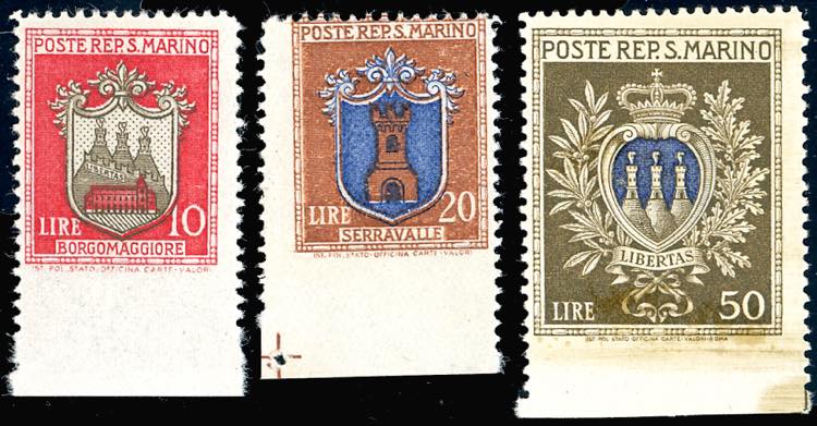 1945 - 10 lire, 20 lire, 50 lire ... 