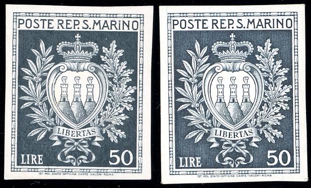 1946 - 50 lire Stemmi (295), due ... 