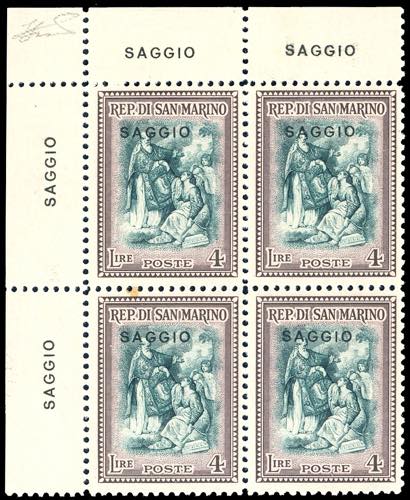 1947 - 4 lire Alberioniana (314), ... 