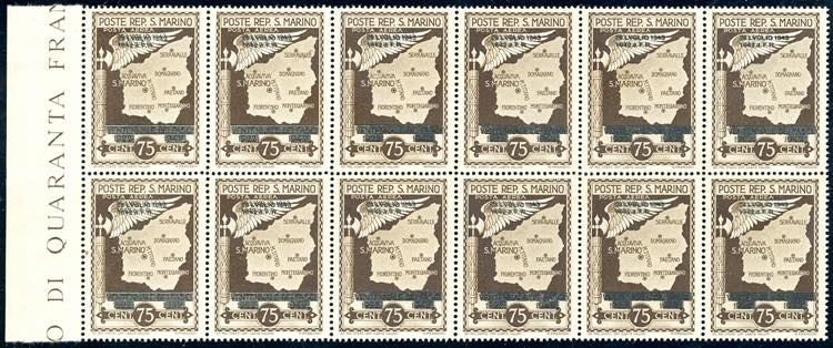 1945 - 75 cent. Caduta del ... 