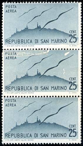 1946 - 25 cent. Vedute, striscia ... 