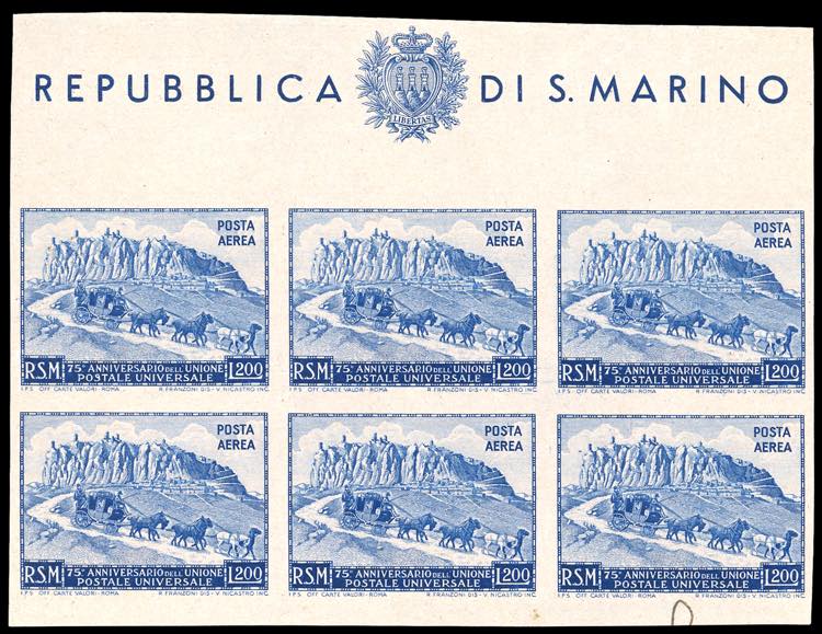 1951 - 200 lire UPU, foglietto ... 