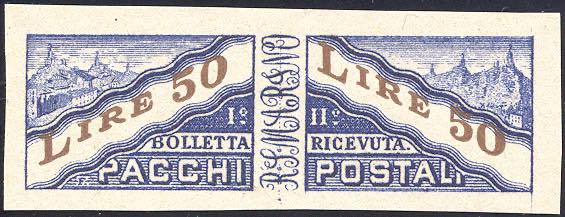 1956 - 50 lire oltremare cupo e ... 