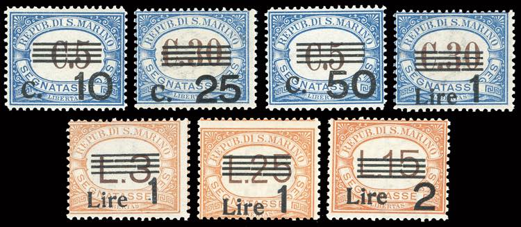 1936/39 - Soprastampati serie ... 