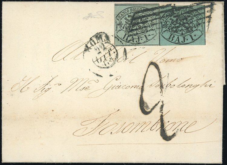 1864 - 1 baj verde grigiastro, 1 ... 