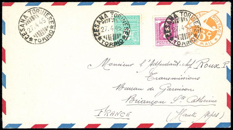 FRANCIA 1945 - 70 cent. e 1 franco ... 
