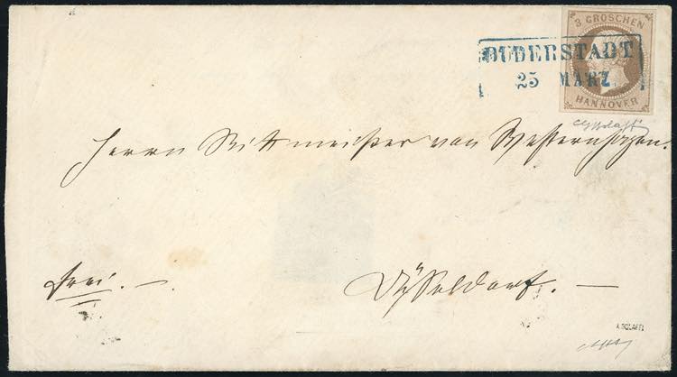 GERMANIA HANNOVER 1861 - 3 g. ... 