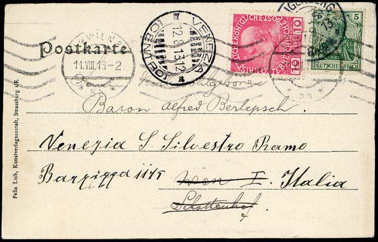 GERMANIA/AUSTRIA/ITALIA 1913 - ... 