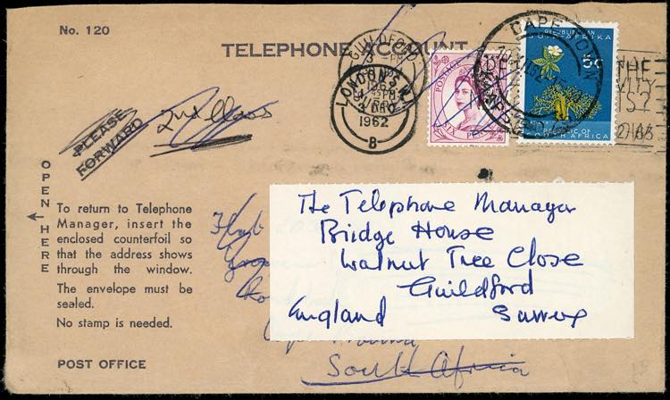 GRAN BRETAGNA/SOUTH AFRICA 1962 - ... 