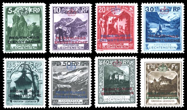 LIECHTENSTEIN SERVIZIO 1932 - ... 