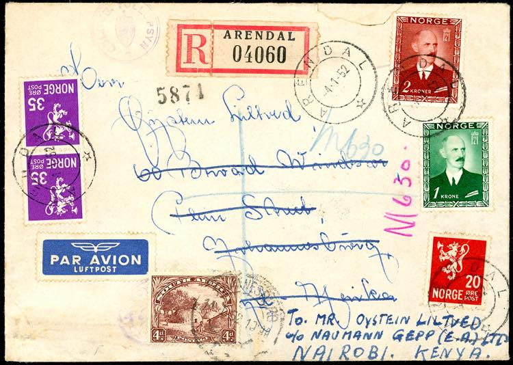 NORVEGIA/SOUTH AFRICA/KENYA 1952 - ... 