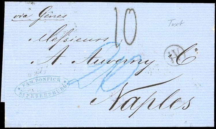 RUSSIA 1867 - Lettera non ... 