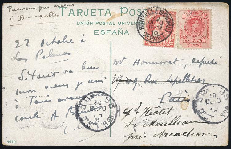 SPAGNA/BELGIO/FRANCIA 1910 - ... 