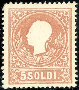 1863 - 2 soldi giallo, dent. 14 ... 