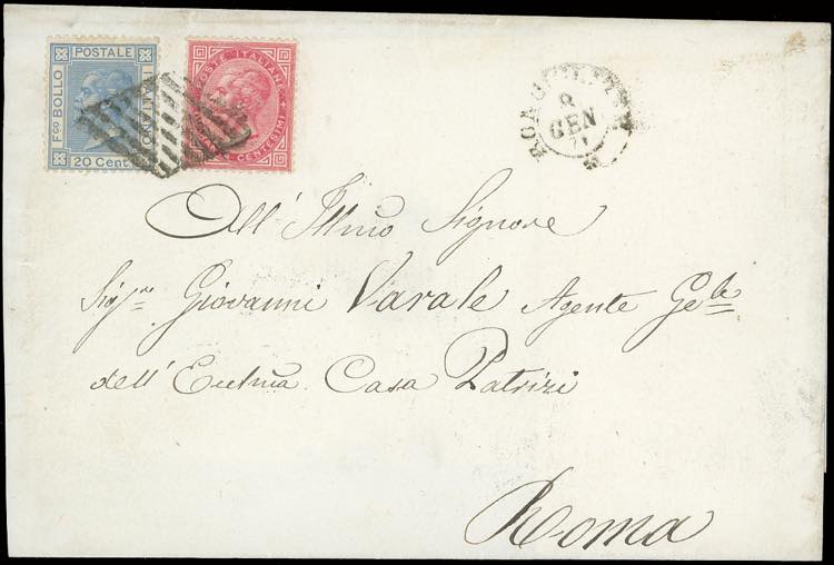 1871 - 40 cent. De la Rue, 20 ... 