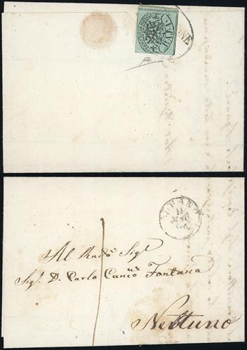 ALBANO, DIREZIONE DI, ovale punti ... 