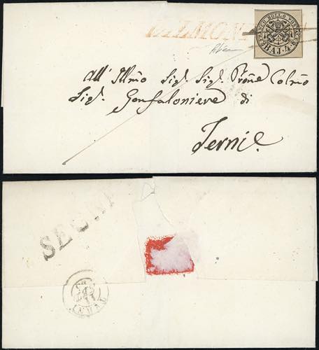 VALMONTONE, SI rosso + penna punti ... 